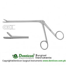 Leminectomy Rongeur Straight - Fenestrated and Serrated Jaws Stainless Steel, 15.5 cm - 6" Bite Size 3 x 12 mm 